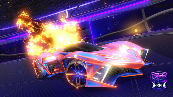 A Rocket League car design from Rage_SnakeFeet