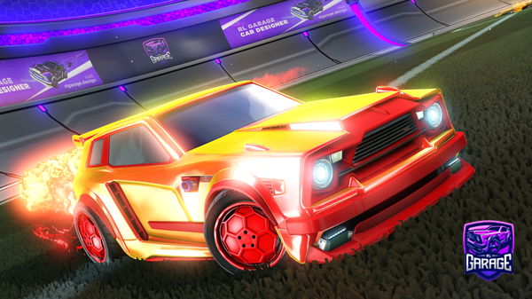 A Rocket League car design from Pusio-_-