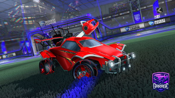 A Rocket League car design from Submittobirb