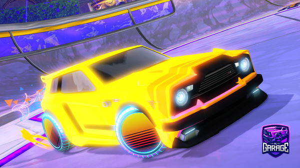 A Rocket League car design from Kebz_RL_YT