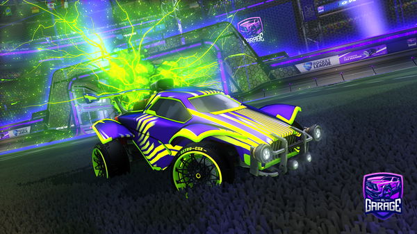A Rocket League car design from ExoT_