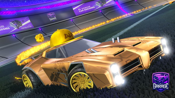 A Rocket League car design from MonkayMonkay