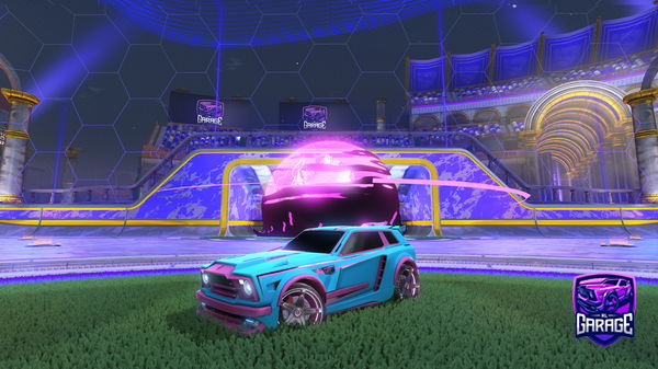 A Rocket League car design from carbonario