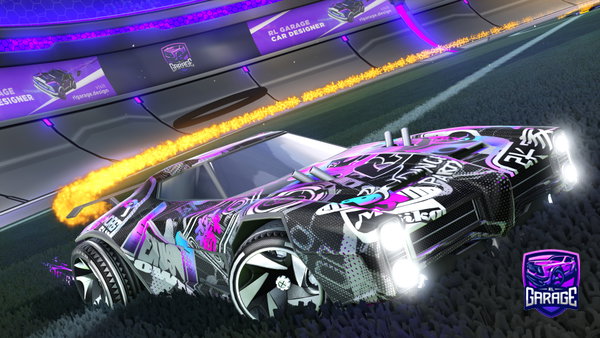 A Rocket League car design from SVKU