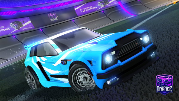 A Rocket League car design from AZCaptainP
