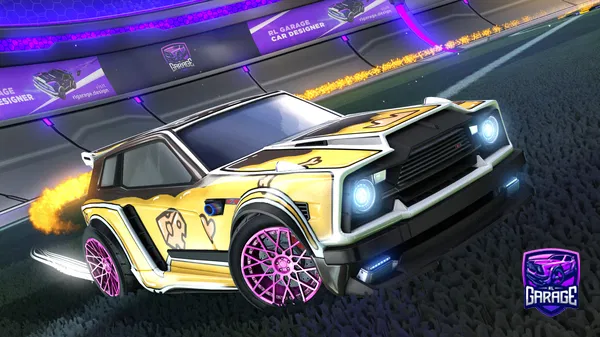 A Rocket League car design from Verrkami