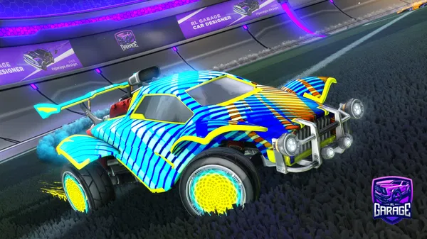 A Rocket League car design from Jasonkami