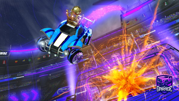 A Rocket League car design from meexx