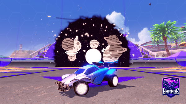 A Rocket League car design from Football1017