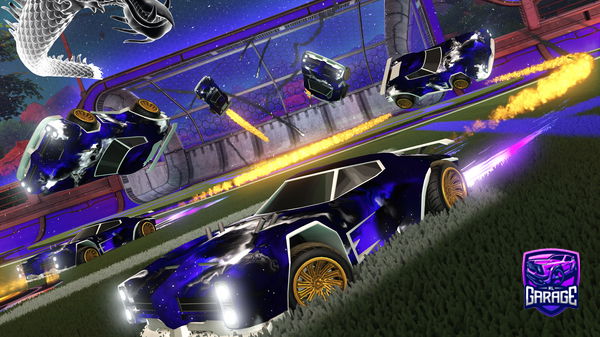 A Rocket League car design from TakeMeHoMei