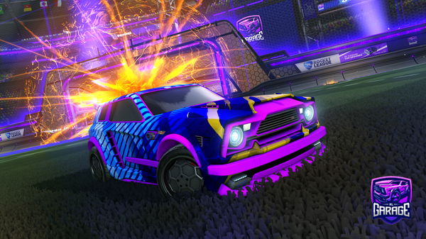 A Rocket League car design from adrianbartekde
