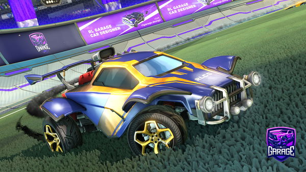 A Rocket League car design from satt-up