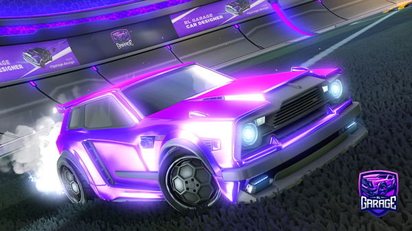 A Rocket League car design from Hexfnrlmc