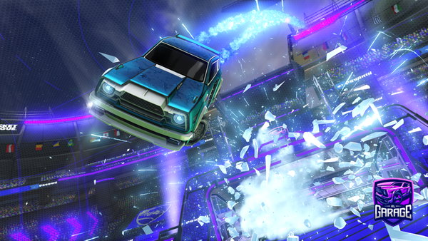 A Rocket League car design from poisonwig