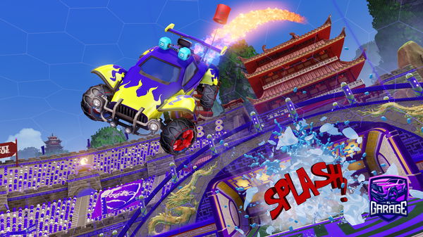 A Rocket League car design from Mortisblaster