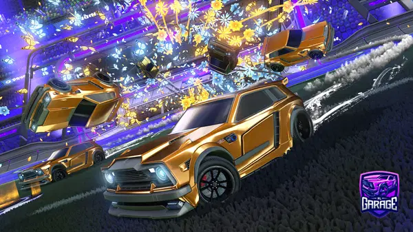 A Rocket League car design from 1llu5i0nz