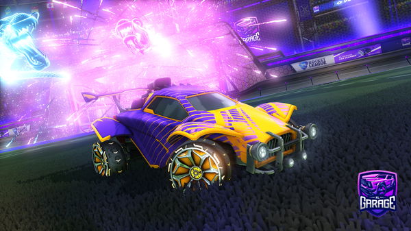 A Rocket League car design from ToxicWaffle39