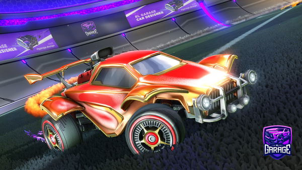 A Rocket League car design from daddydolf