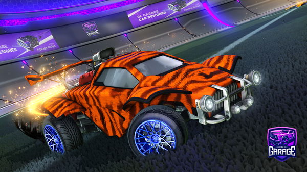 A Rocket League car design from Foo515