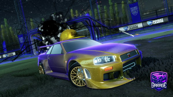 A Rocket League car design from tabon