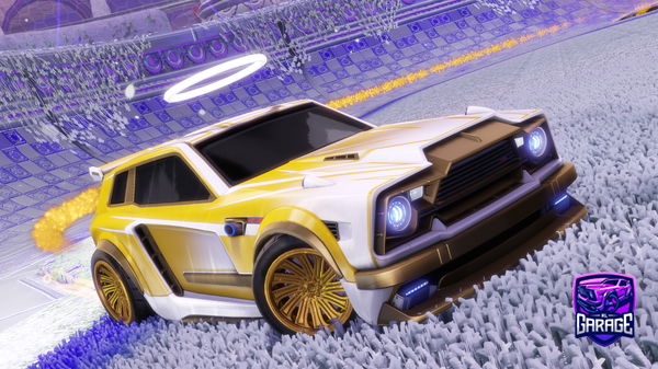 A Rocket League car design from Mob100209