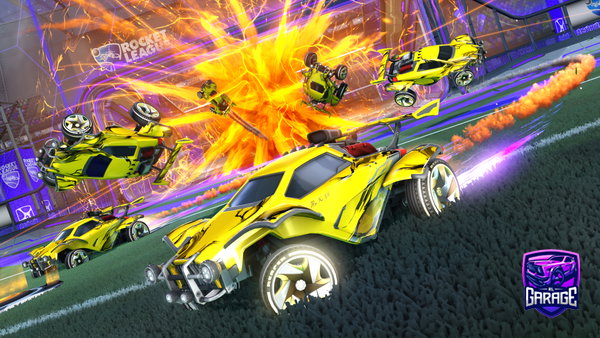 A Rocket League car design from Tensai7