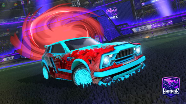 A Rocket League car design from Twix_Da_boss