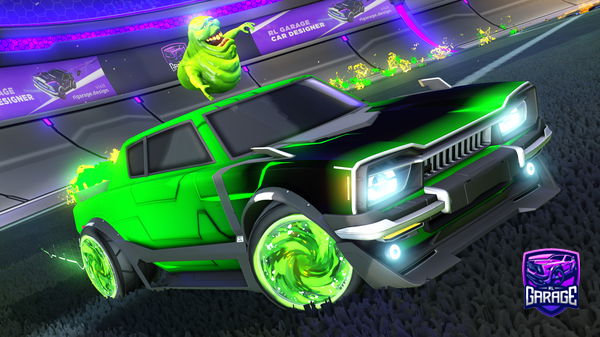 A Rocket League car design from Toti_Fox