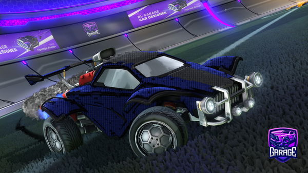 A Rocket League car design from ticarbide