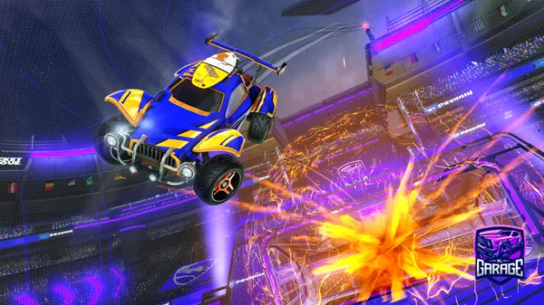 A Rocket League car design from DeathTrOOpRX