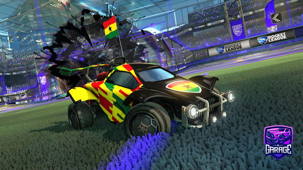 A Rocket League car design from Jaydee1aye