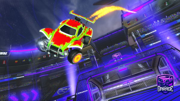 A Rocket League car design from BaconBoii