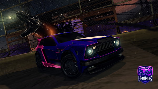 A Rocket League car design from Nhku