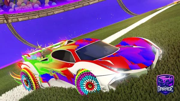 A Rocket League car design from -Goose-