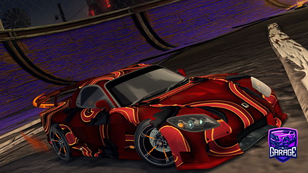 A Rocket League car design from Mattiscool