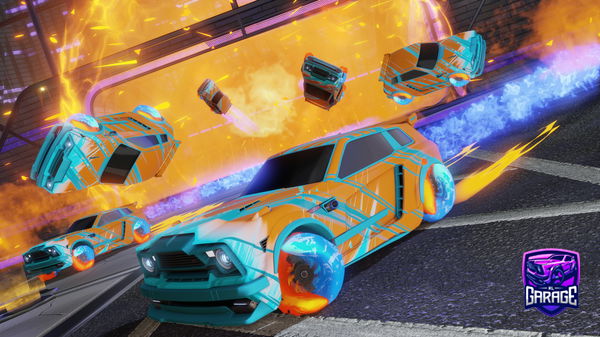 A Rocket League car design from Nikkkkkkkkkko