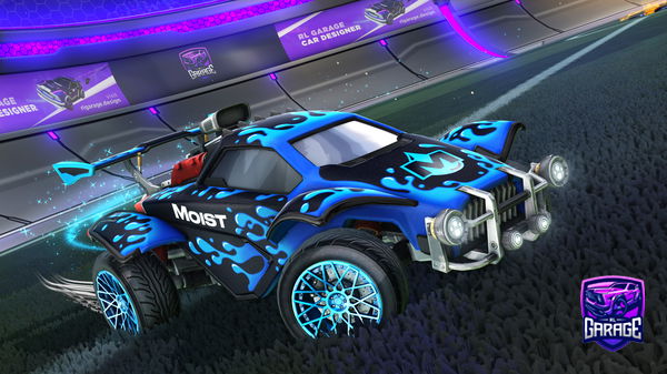 A Rocket League car design from thisismiek