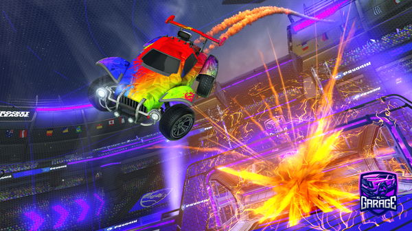 A Rocket League car design from Dundi