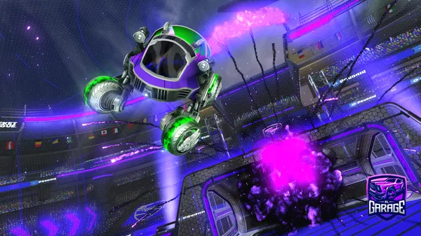 A Rocket League car design from N1TROUSSS