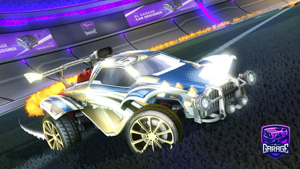 A Rocket League car design from AzusaCat