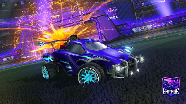 A Rocket League car design from Vxlues