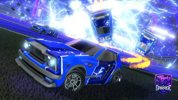 A Rocket League car design from zemso
