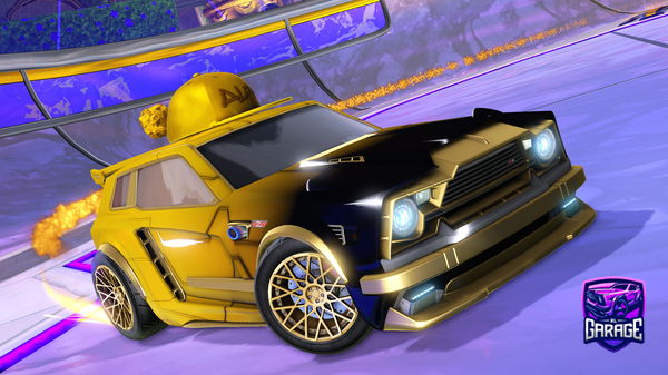 A Rocket League car design from Hutch_RL