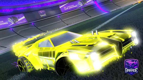 A Rocket League car design from Jordannash555