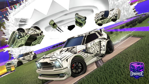 A Rocket League car design from A106