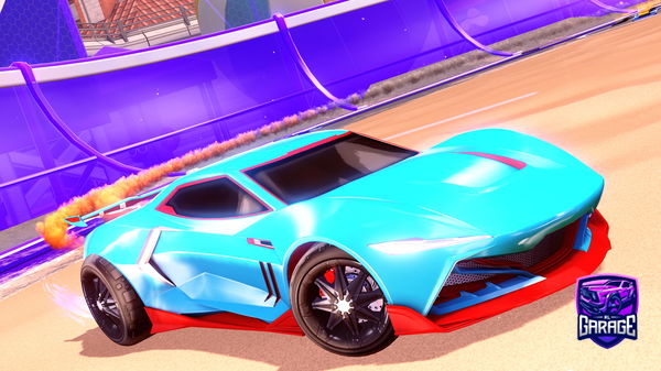 A Rocket League car design from JSLAK