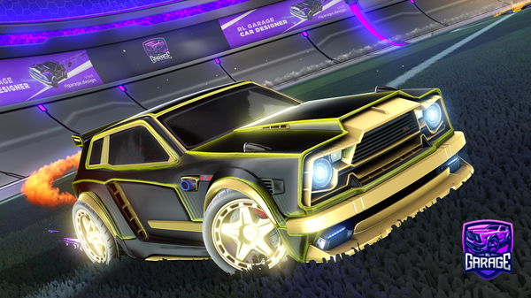 A Rocket League car design from WookiesBurrito