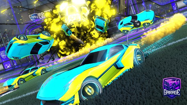 A Rocket League car design from KnightPanther57