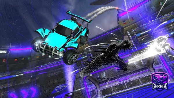 A Rocket League car design from Icemanflood