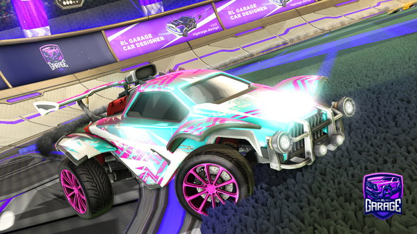 A Rocket League car design from PYJAYY